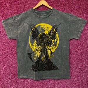 Sleep Token Take Me Back to Eden Reaper Angel Rock Band Mineral Wash T-Shirt XL